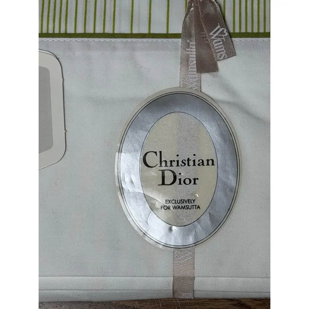 Vintage CHRISTIAN DIOR Wamsutta No Iron Dior Twin Flat Sheet La Tulipe Tulip